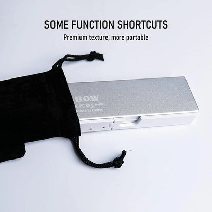 Teclado Bluetooth Plegable con Soporte Magnético para Móvil, Tablet e iPad