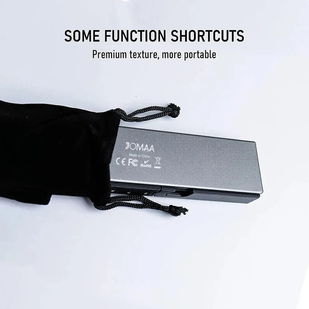 Teclado Bluetooth Plegable con Soporte Magnético para Móvil, Tablet e iPad
